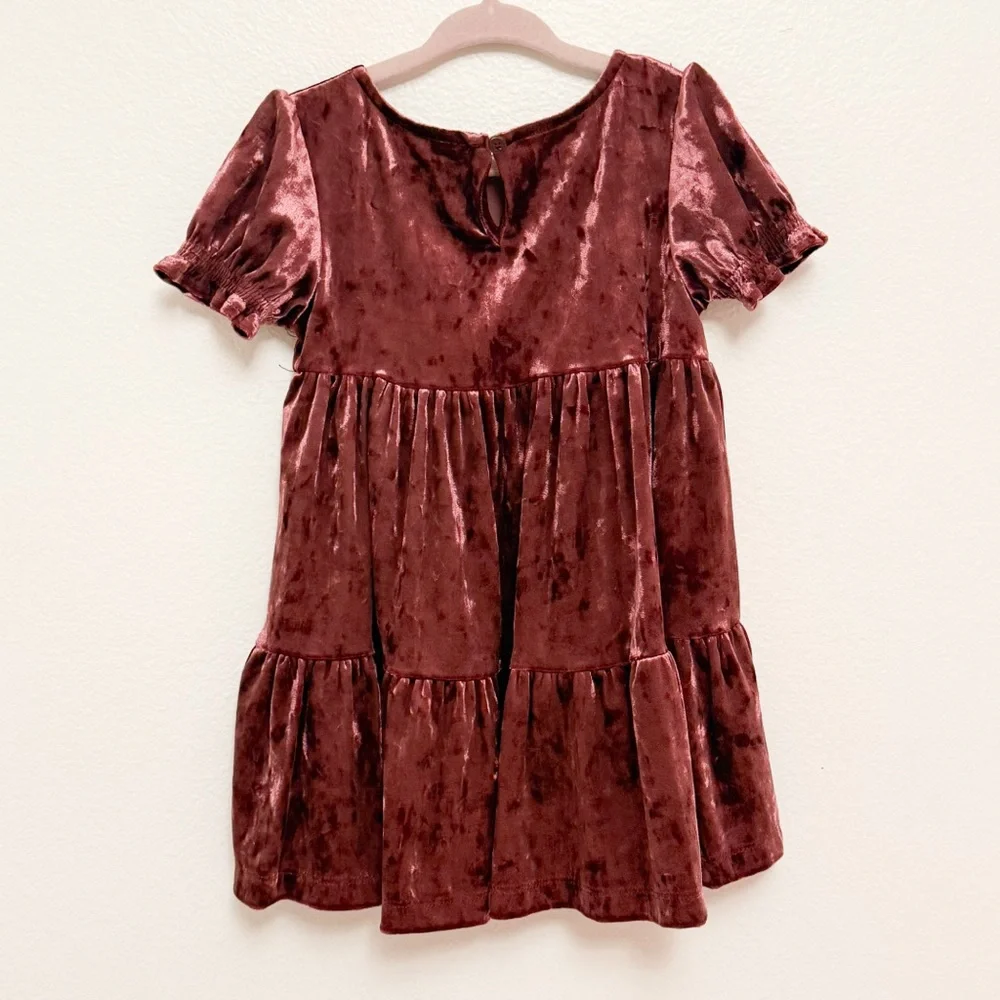 OshKosh B'gosh Velvet Mauve Kids Formal Dress